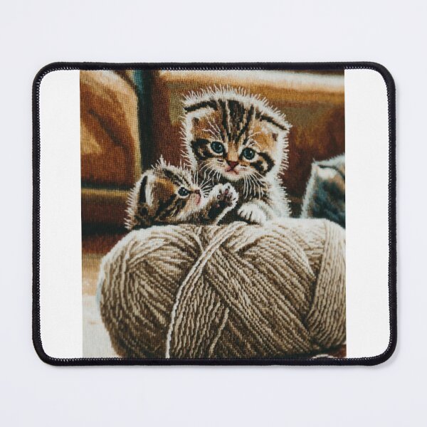 Item preview, Cats with skein designed and sold by Inkabbmate.