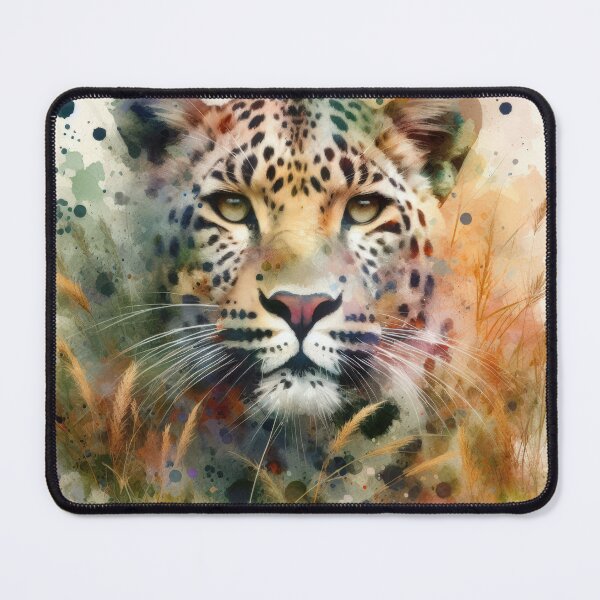 Item preview, Majestic Leopard in Watercolor Splashes designed and sold by IZiets.