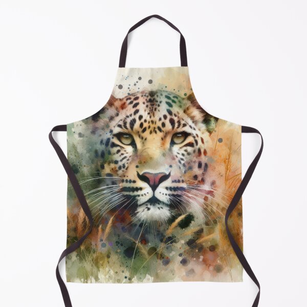 Item preview, Majestic Leopard in Watercolor Splashes designed and sold by IZiets.