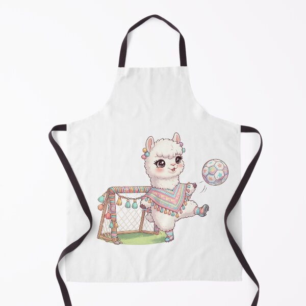 Item preview, Kawaii Alpaca Playing Soccer Cute Anime Animal Art designed and sold by josflo12.