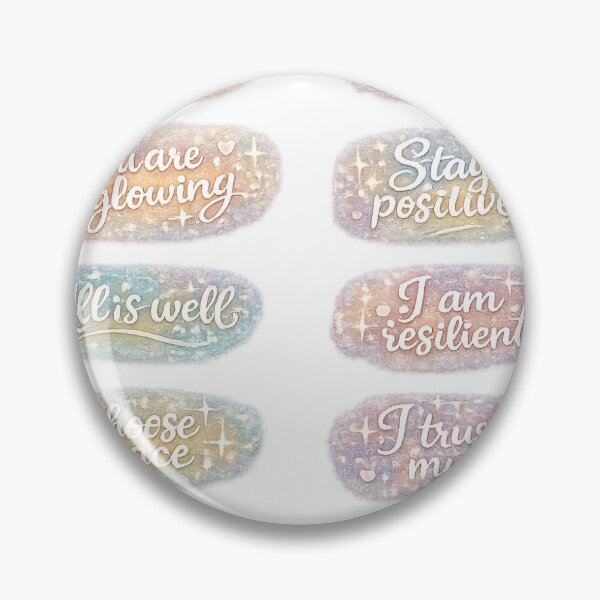 Item preview, Positive Affirmations with Aura Gradient Stickers designed and sold by Angelswingspty.