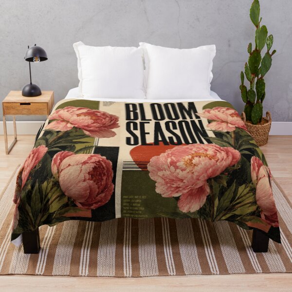 Item preview, Bloom Season – Vintage Peony Botanical Poster | Retro Floral Wall Art designed and sold by Watchyyy.