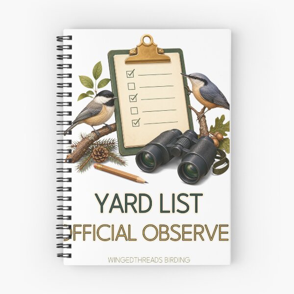 Item preview, Yard List Official Observer - Backyard Birding Tee designed and sold by WingedThreads.