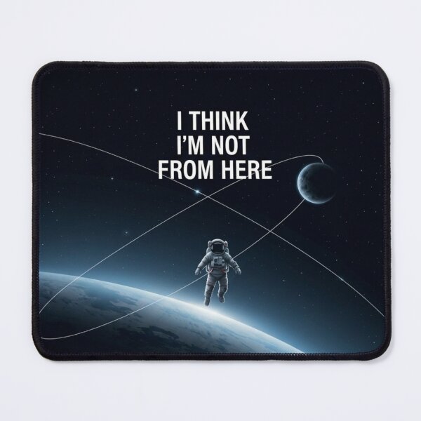 Item preview, I Think I'm Not From Here – Minimal Astronaut Space Quote Design designed and sold by Altair_.