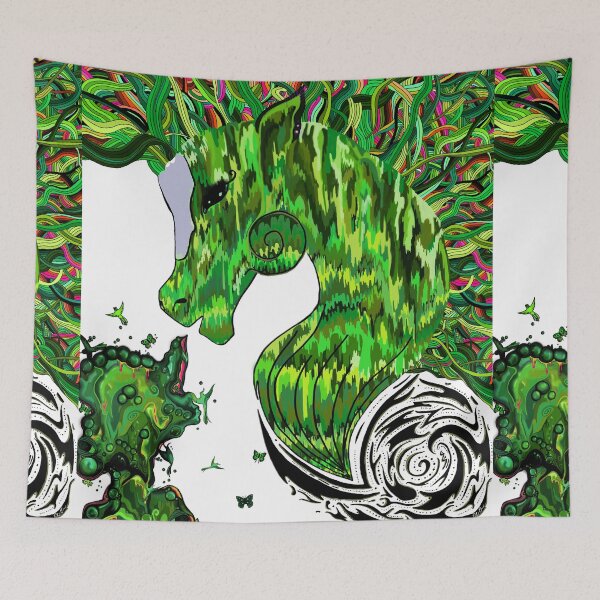 Item preview, CosmicHorse (green) designed and sold by Whimsicalwakko's.