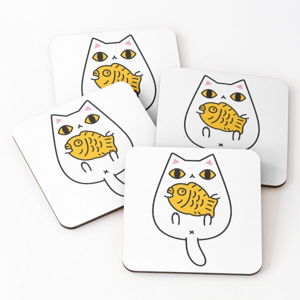 Item preview, Taiyaki White Cat designed and sold by WeaverStudio.