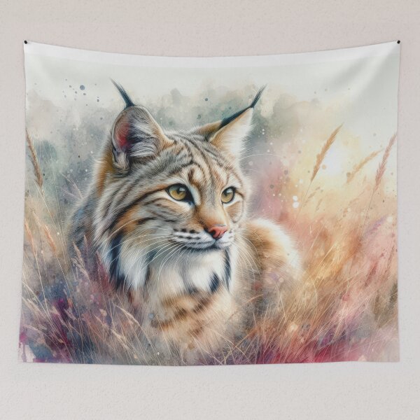 Item preview, Lynx Gazing Thoughtfully designed and sold by IZiets.