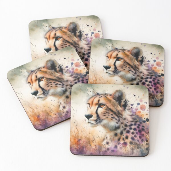 Item preview, Cheetah Portrait with Artistic Flair designed and sold by IZiets.
