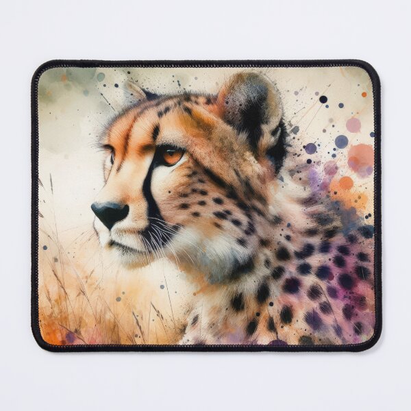 Item preview, Cheetah Portrait with Artistic Flair designed and sold by IZiets.