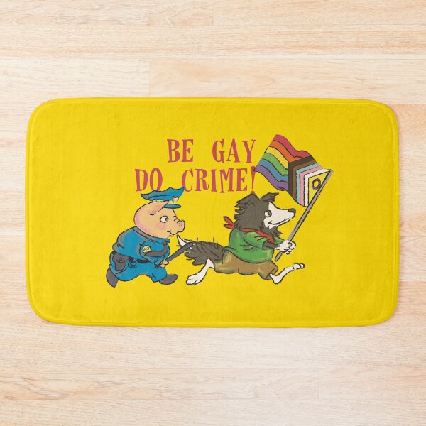 Item preview, be gay do crime! (queer) designed and sold by remerasnerdas.