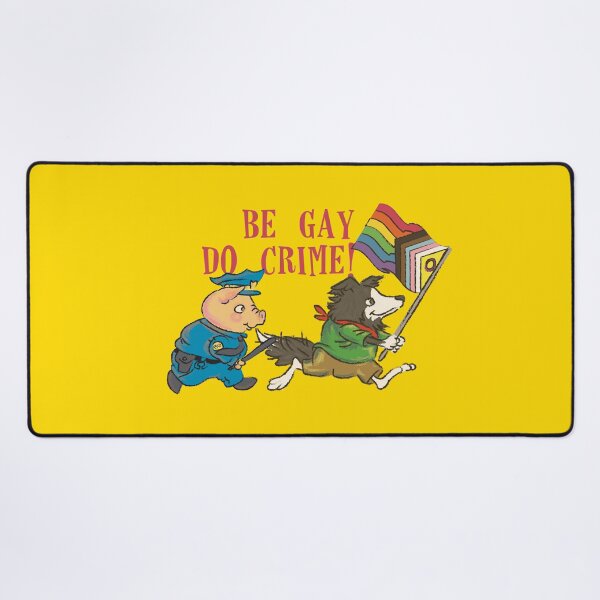 Item preview, be gay do crime! (queer) designed and sold by remerasnerdas.