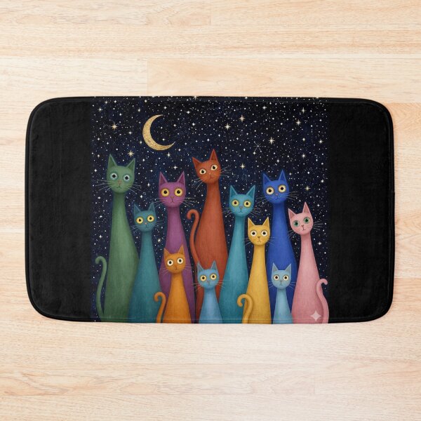 Item preview, "The Great Feline Conclave Under the Midnight Moon" designed and sold by Opps-diseño.