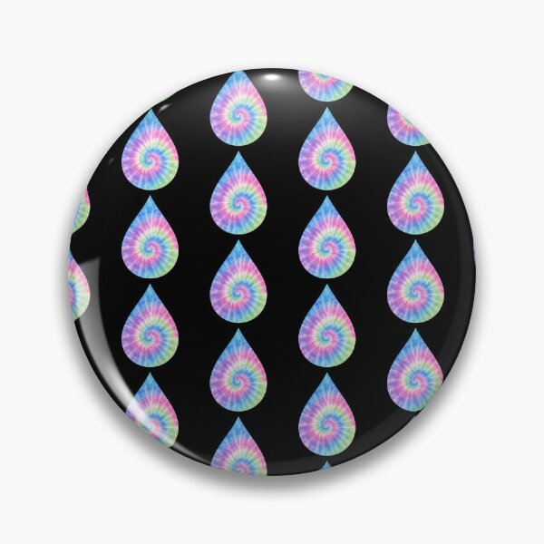 Item preview, Pastel Rainbow Tie-Dye Water Droplet designed and sold by jgvisualarts.