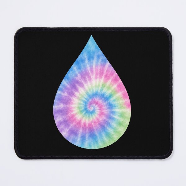 Item preview, Pastel Rainbow Tie-Dye Water Droplet designed and sold by jgvisualarts.