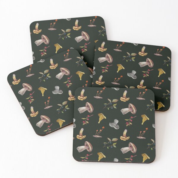 Item preview, Mushrooms seamless pattern  designed and sold by IreneRuya.