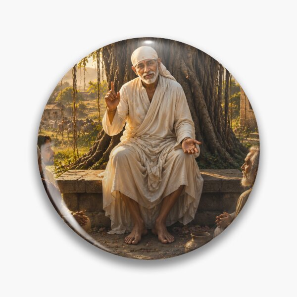 Item preview, Guru Poornima Series – Sai Baba Teaching Divine Wisdom Wall Art designed and sold by Homyar.