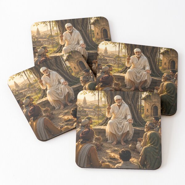 Item preview, Guru Poornima Series – Sai Baba Teaching Divine Wisdom Wall Art designed and sold by Homyar.
