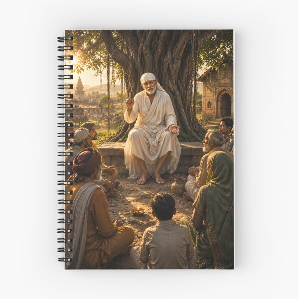 Item preview, Guru Poornima Series – Sai Baba Teaching Divine Wisdom Wall Art designed and sold by Homyar.