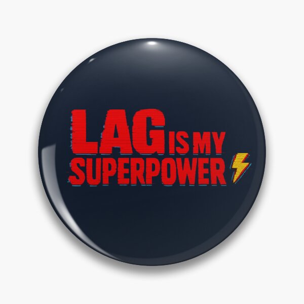 Item preview, Lag Is My Superpower - Retro Gaming T-Shirt Design designed and sold by PixelThumbPrint.