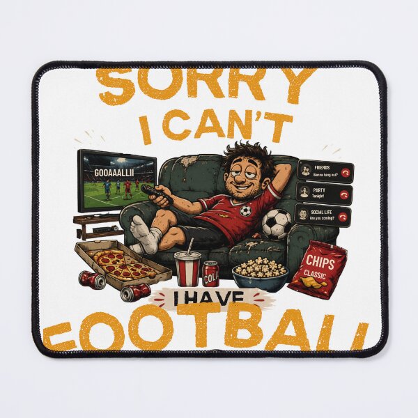 Item preview, Sorry I Can't I Have Football T-Shirt Design designed and sold by mimouna00.