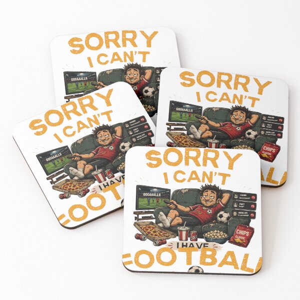 Item preview, Sorry I Can't I Have Football T-Shirt Design designed and sold by mimouna00.