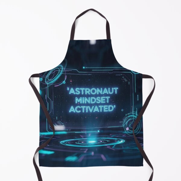 Item preview, Astronaut Mindset Activated – Futuristic Space Tech HUD Design | Sci-Fi Motivation designed and sold by Altair_.
