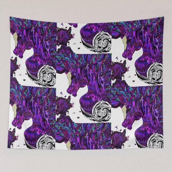 Item preview, CosmicHorse (purple) designed and sold by Whimsicalwakko's.