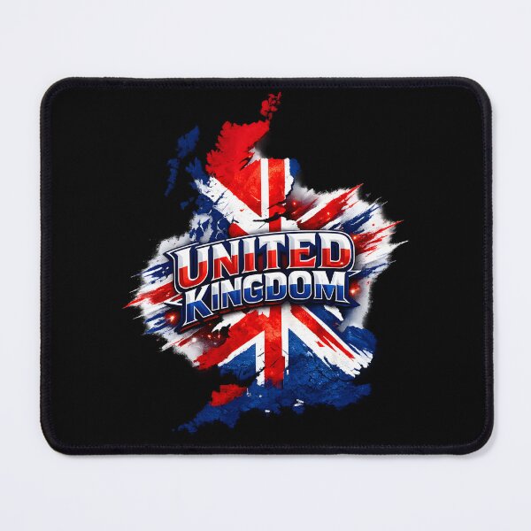 Item preview, United Kingdom Flag Map designed and sold by darkan1.