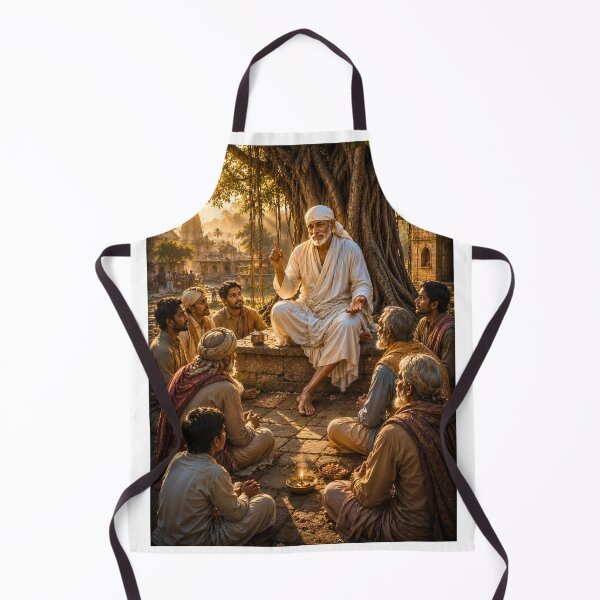 Item preview, Guru Poornima Series – Sai Baba Spiritual Gathering Under the Sacred Tree designed and sold by Homyar.