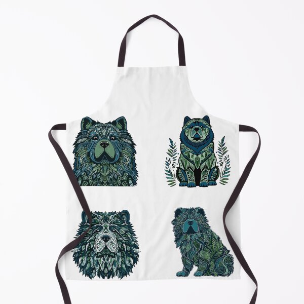 Item preview, Mini Boho Chow chow puppy dog sticker pack designed and sold by MendaciousMina.