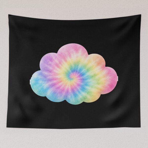 Item preview, Pastel Rainbow Tie-Dye Cloud designed and sold by jgvisualarts.