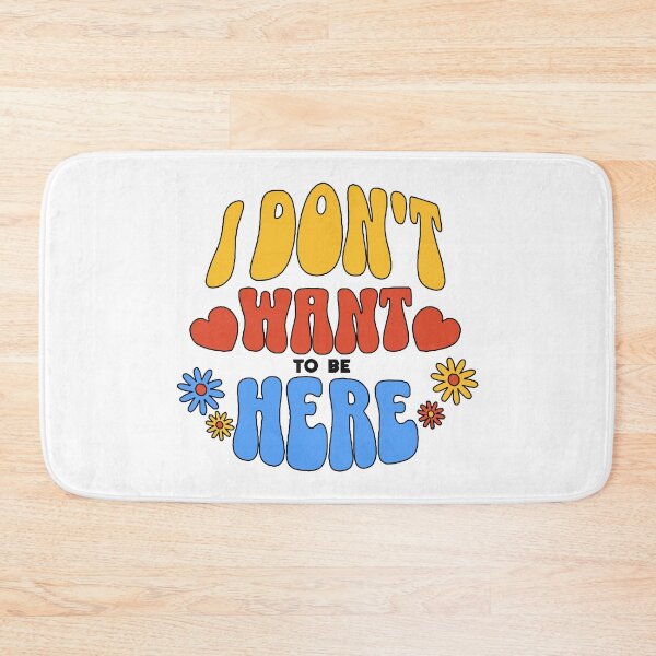 Item preview, I Dont Want To Be Here Minimalist Phrase 70s - Introverts Text designed and sold by silviaarzamendia.