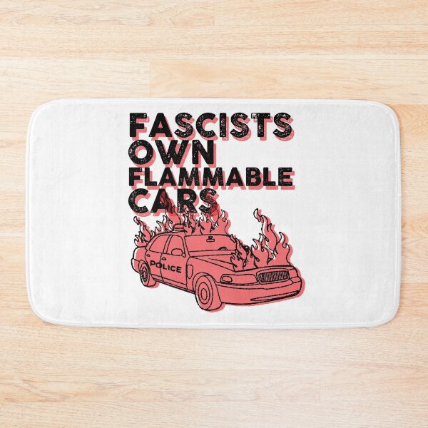 Item preview, fascists own flammable cars (antifa) designed and sold by remerasnerdas.