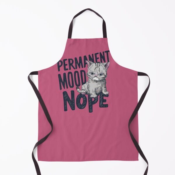 Item preview, Permanent Mood Nope, Loving Cats in Daily Life designed and sold by MalwasBasket.