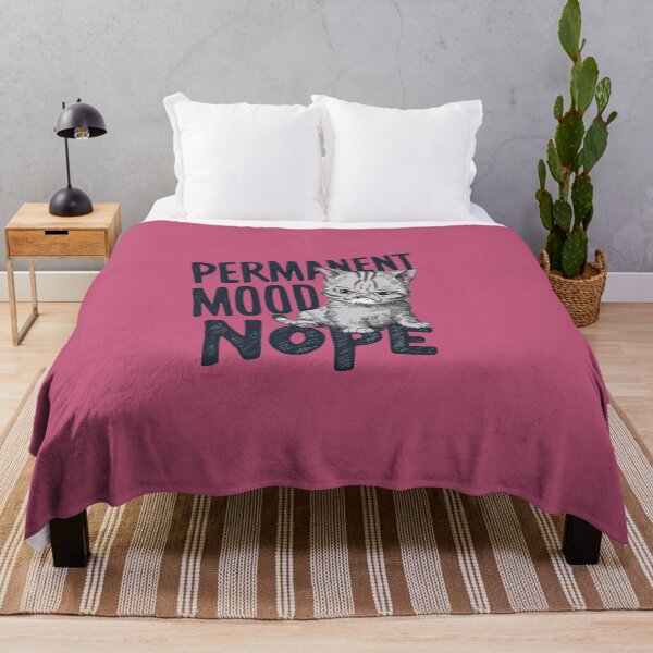 Item preview, Permanent Mood Nope, Loving Cats in Daily Life  designed and sold by MalwasBasket.