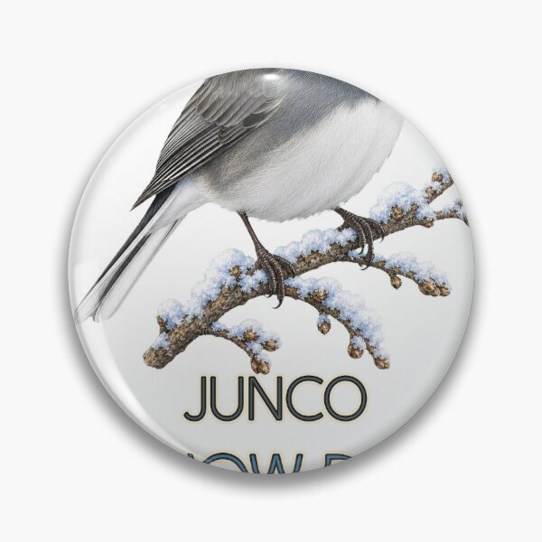 Item preview, Junco Snow Day Society - Winter Birding Tee designed and sold by WingedThreads.