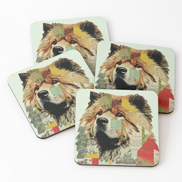 Item preview, Collage Chow chow puppy dog designed and sold by MendaciousMina.