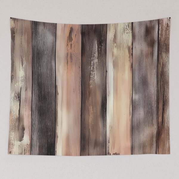 Item preview, Boho Summer Vintage Wood Watercolor Style Digital Art designed and sold by DEC02.