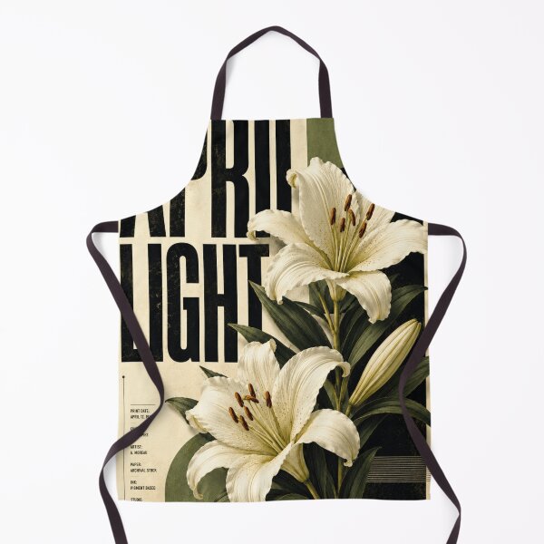 Item preview, April Light – Vintage Lily Botanical Poster | Elegant Floral Editorial Wall Art designed and sold by Watchyyy.
