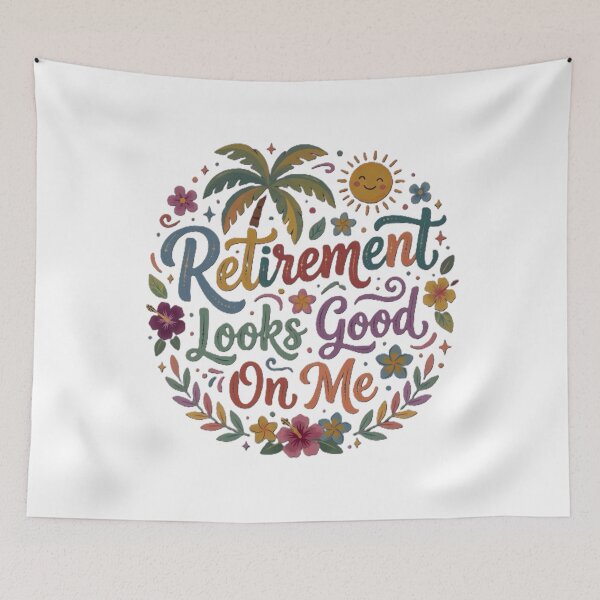 Item preview, Retirement Looks Good On Me Floral Tropical Women designed and sold by 519xdesign.