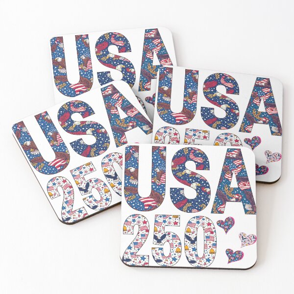 Item preview, USA 250 Patriotic Lettering Pattern designed and sold by dcohea.