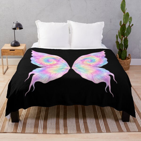 Item preview, Pastel Rainbow Tie-Dye Butterfly Wings designed and sold by jgvisualarts.