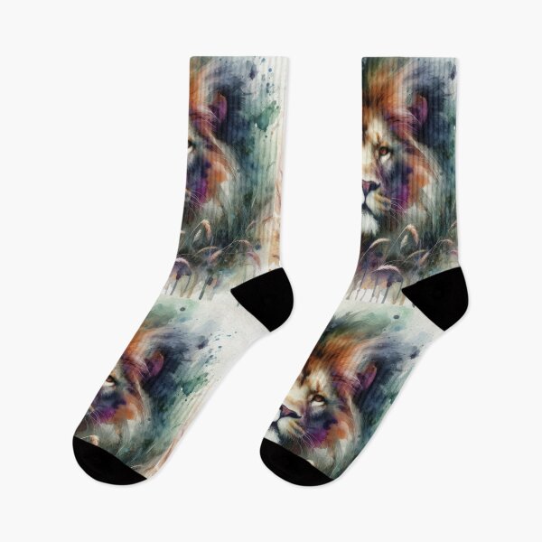 Item preview, Lion in a Watercolor Field designed and sold by IZiets.