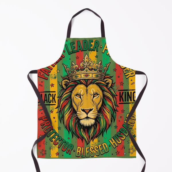 Item preview, Father, Leader, Provider, Black King - Father's Day - Juneteenth Lion designed and sold by legendaryskins.
