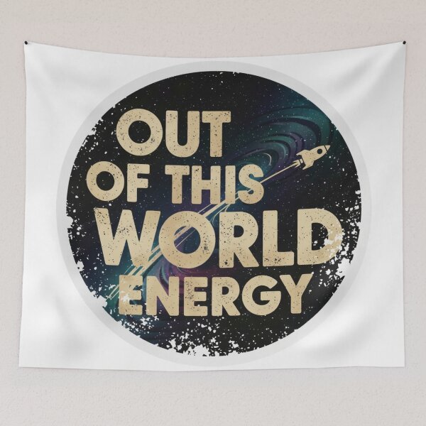 Item preview, Out of This World Energy – Retro Space Motivation Design | Cosmic Vibes Aesthetic designed and sold by Altair_.
