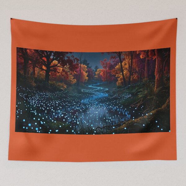 Item preview, Mystical Autumn River Art designed and sold by Azurart2.