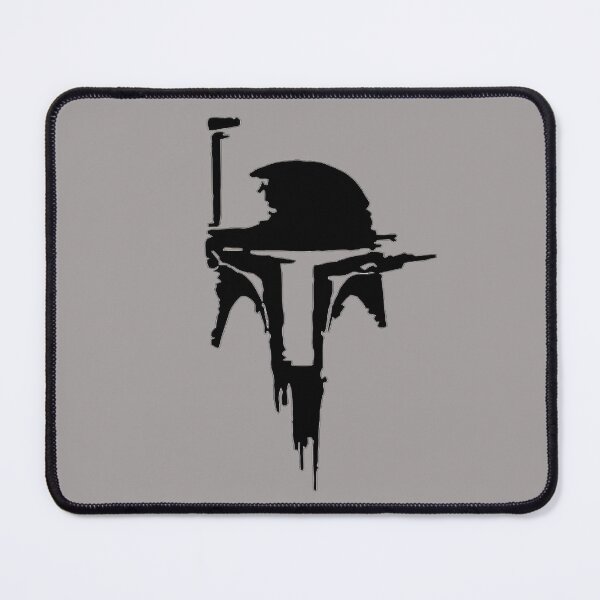 Item preview, Mando Helmet Abstract Drip Silhouette Graphic Art designed and sold by G-A-D-U.