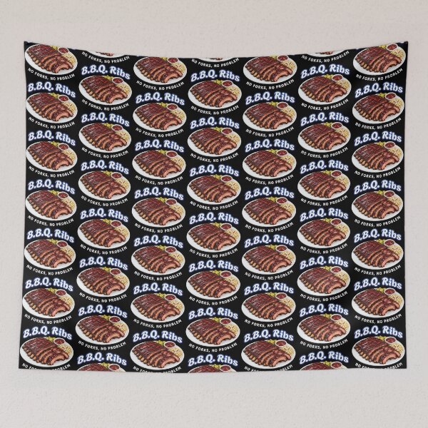Item preview, BBQ Ribs Classic Barbecue Foodie Design - No Forks No Problem designed and sold by merchxwear.