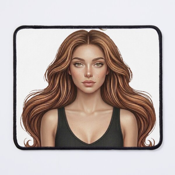 Item preview, Aura: Elegant Portrait of a Beautiful Woman designed and sold by Northern Glow Art.