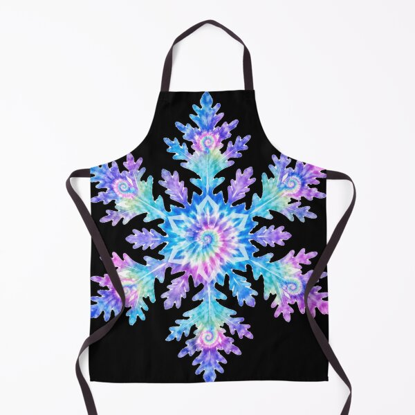 Item preview, Pastel Rainbow Tie-Dye Snowflake designed and sold by jgvisualarts.